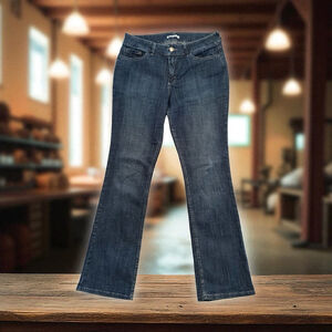 Riders By Lee Mid-Rise Bootcut Jeans Womens 12 L BLUE Long Denim Jeans